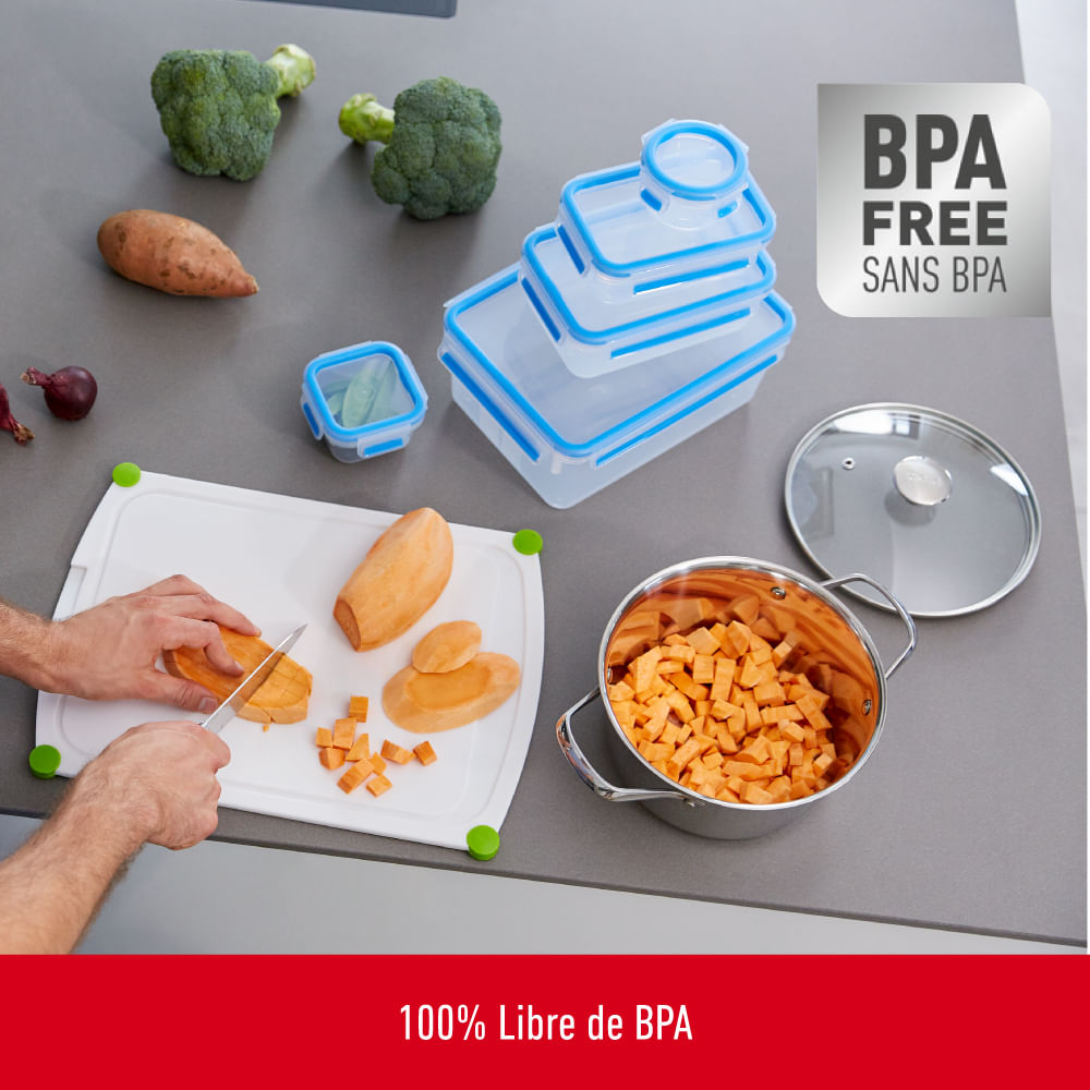 Contenedor de alimentos Masterseal Fresh Set 5 piezas 0,15/0,25/0,55/1,0/3,70L