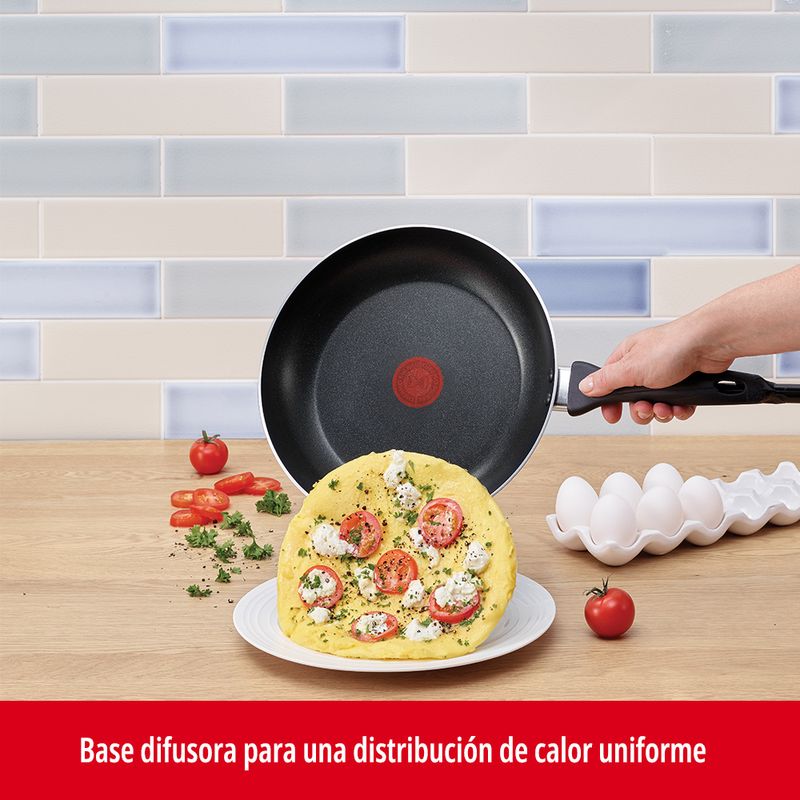 Sartén 24 cm Easy Cook negro Tefal