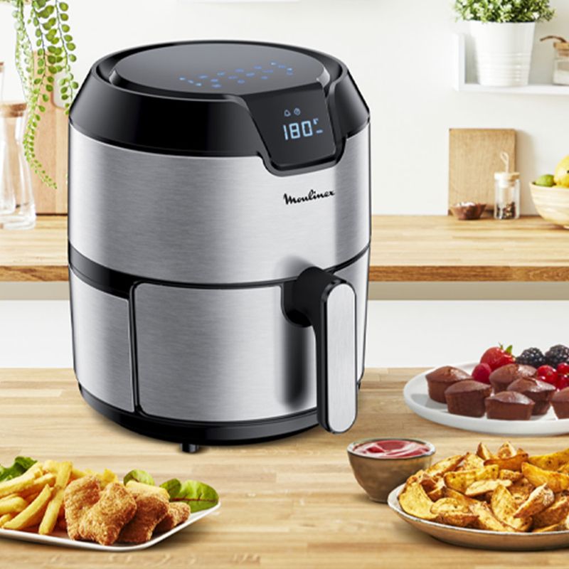 Moulinex Easy Fry XXL 6,5 L - Freidora de Aire 2 en 1 para Freír o a