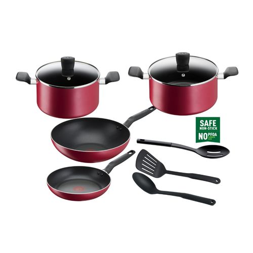 Set 9 Piezas  Super Cook Rojo