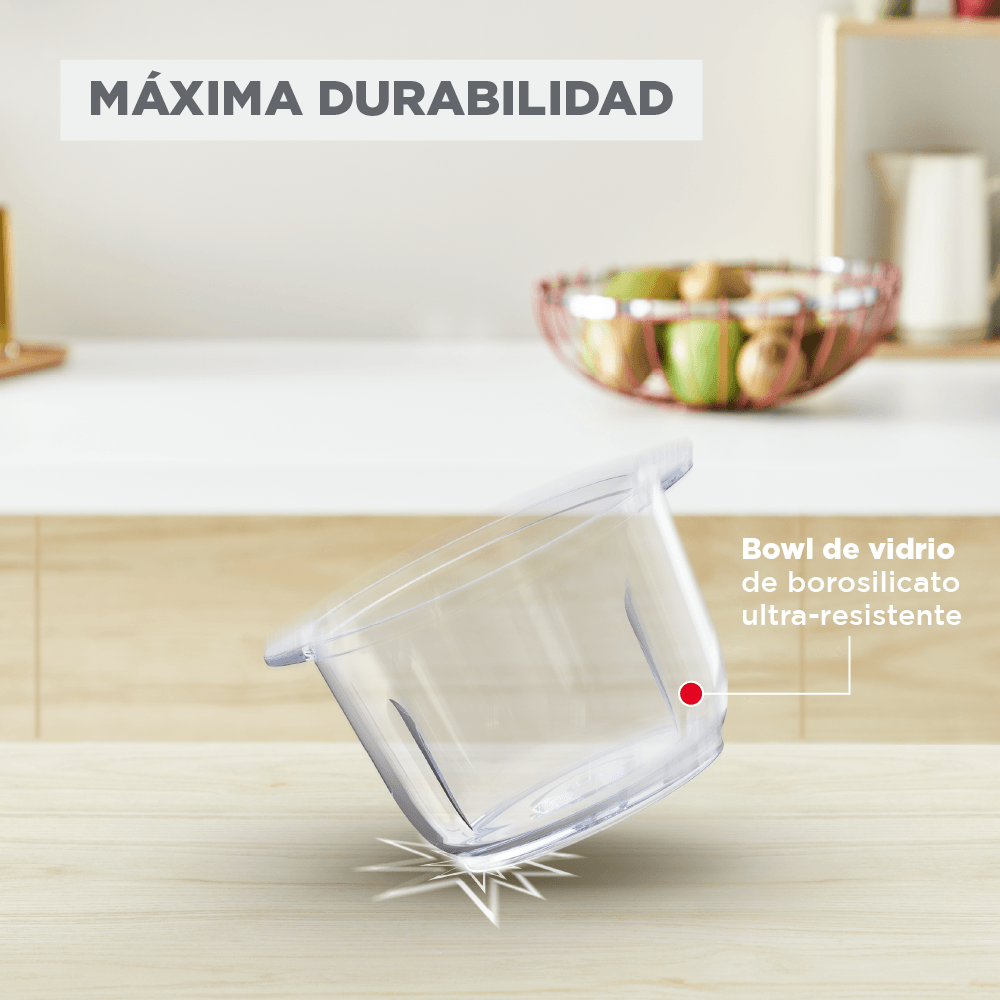 Picadora bowl de vidrio XXL 2L