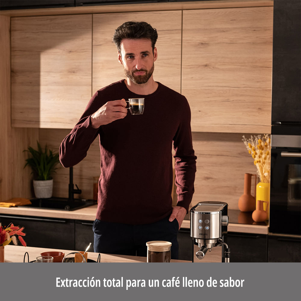 Cafetera Espresso Virtuoso Steam&Pump Krups XP444C10/BA0