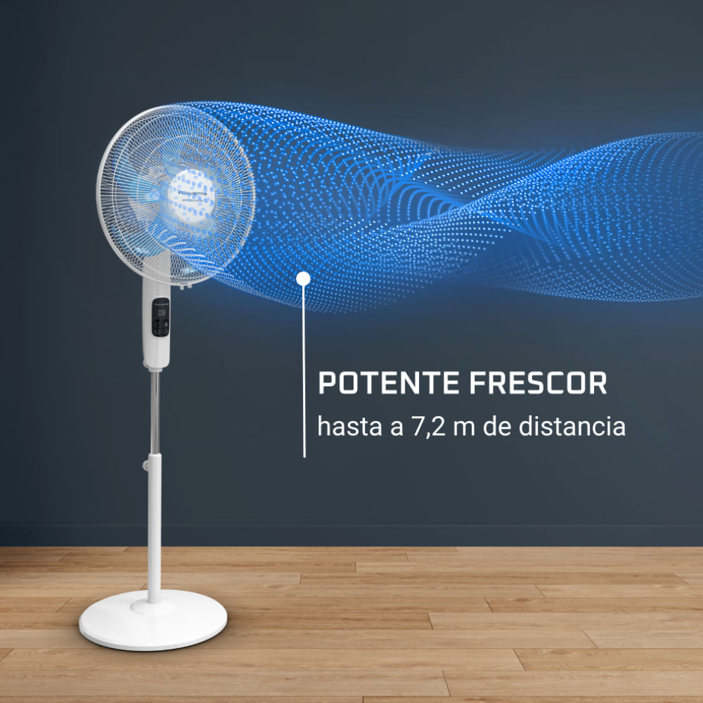 Ventilador pedestal Turbo Silence Fan 16'' 32 W Rowenta