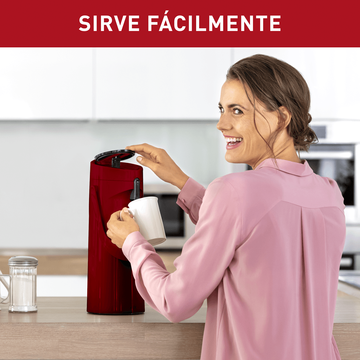 Jarra Térmica Ponza 1,9L Rojo Tefal