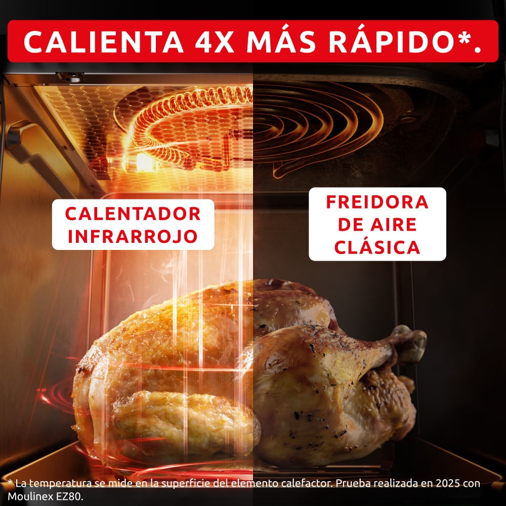 Freidora de Aire Easy Fry Infra Red 7L Moulinex