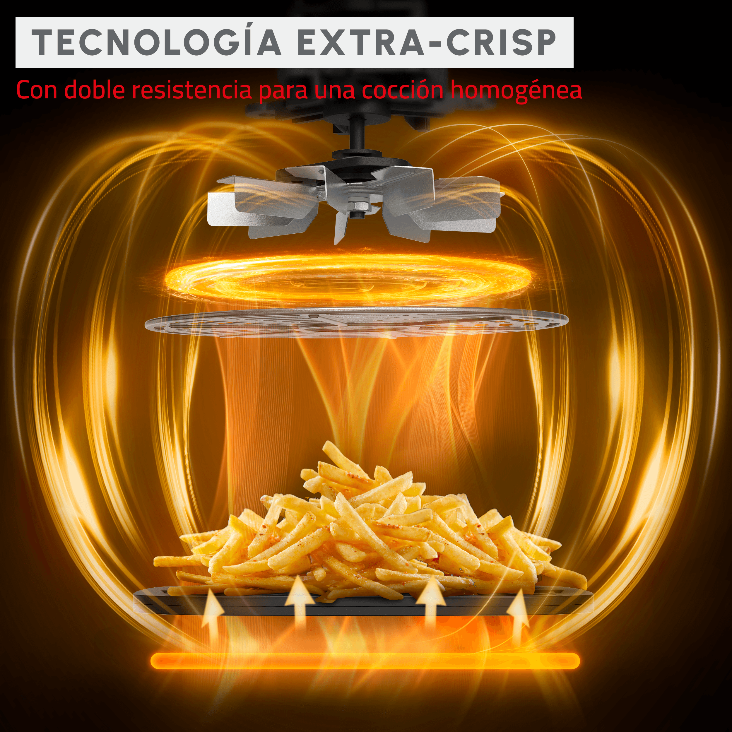 Freidora de Aire Easy Fry XL Surface 4L Moulinex